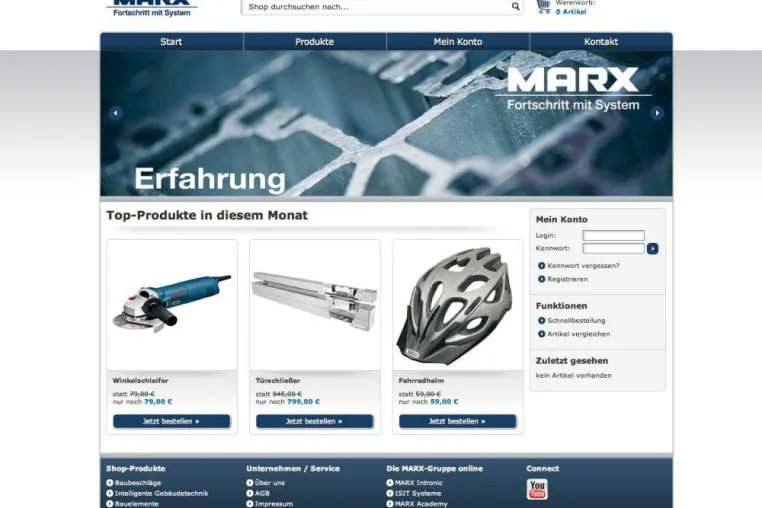 Bild: Ab sofort: MARX-Produktauswahl online bestellen