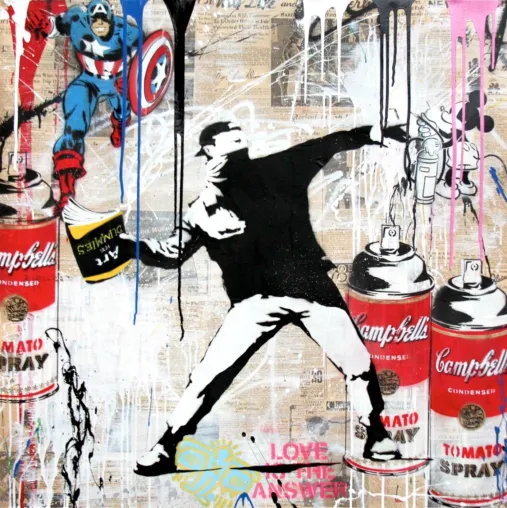 Bild: Mr. Brainwash in Kitzbühel | neue Werke von XOOOOX und Fringe