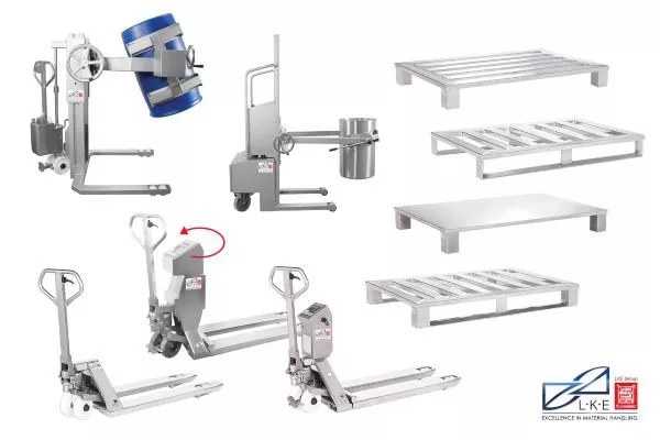 Bild: Optimierung des Materialflusses mit innovativen Transport- und Handlingprodukten
