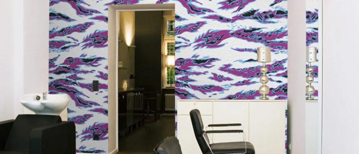mehrfarbiges Wand Design