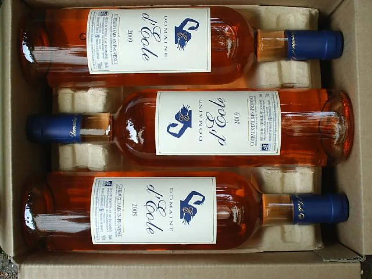 Der Rosé 2009 der domaine d Eole