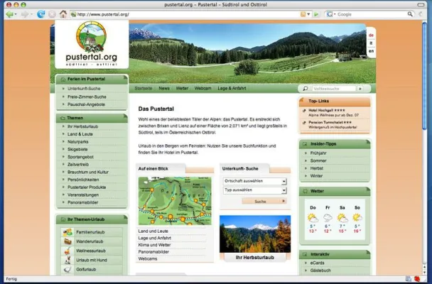 Bild: Grenzübergreifendes Internet-Portal pustertal.org wird 1 Jahr alt