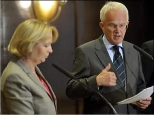 Die Kurfürstin von NRW und ihr Kanzler - Politsatire Bild: Die Kurfürstin von NRW und ihr Kanzler - Politsatire