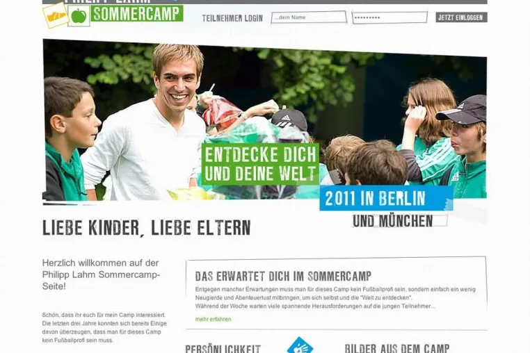 WebAward-Auszeichnung für Euroweb und Philipp Lahm Bild: WebAward-Auszeichnung für Euroweb und Philipp Lahm