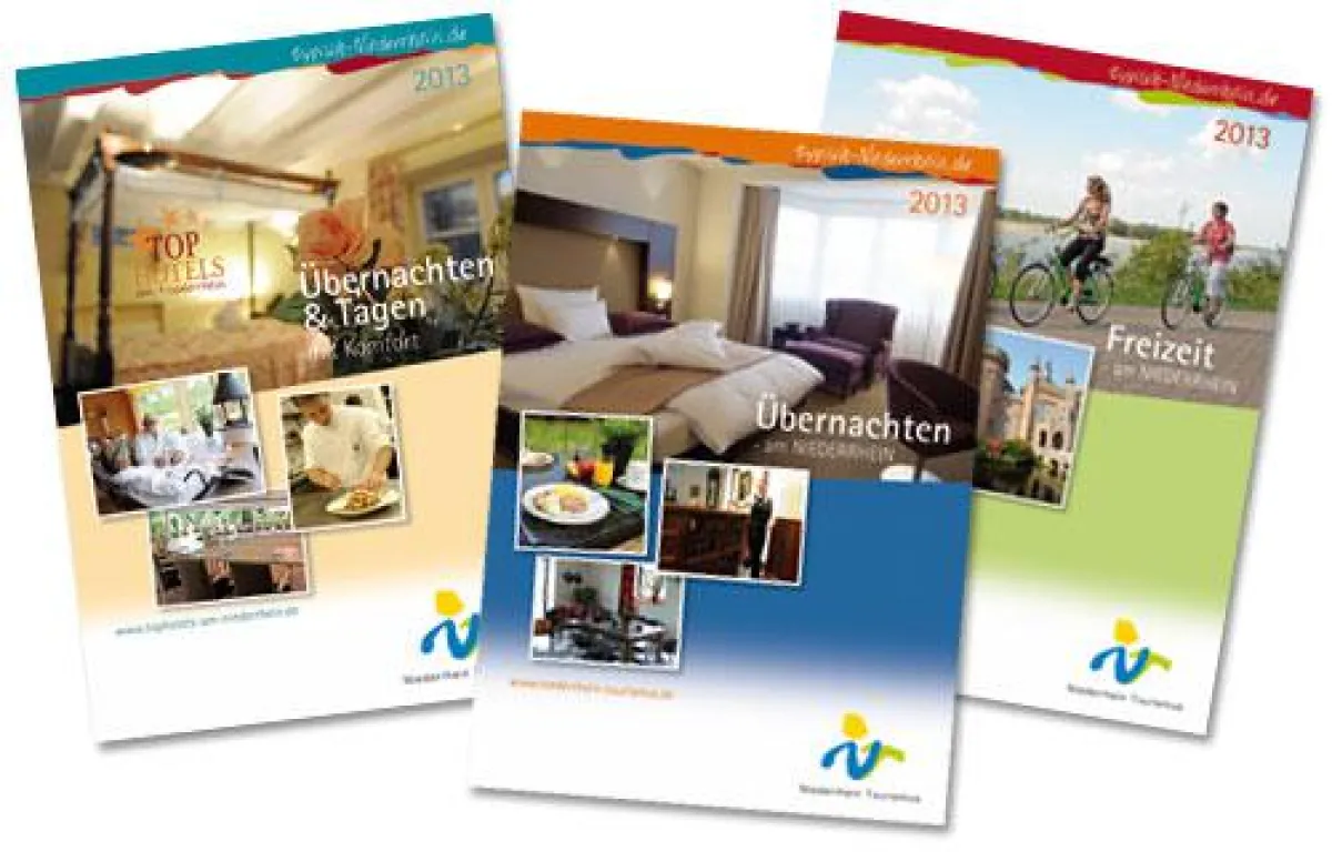 Katalogtrio Niederrhein Tourismus 2013