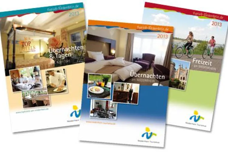 Bild: Die neuen Reisekataloge vom Niederrhein sind da