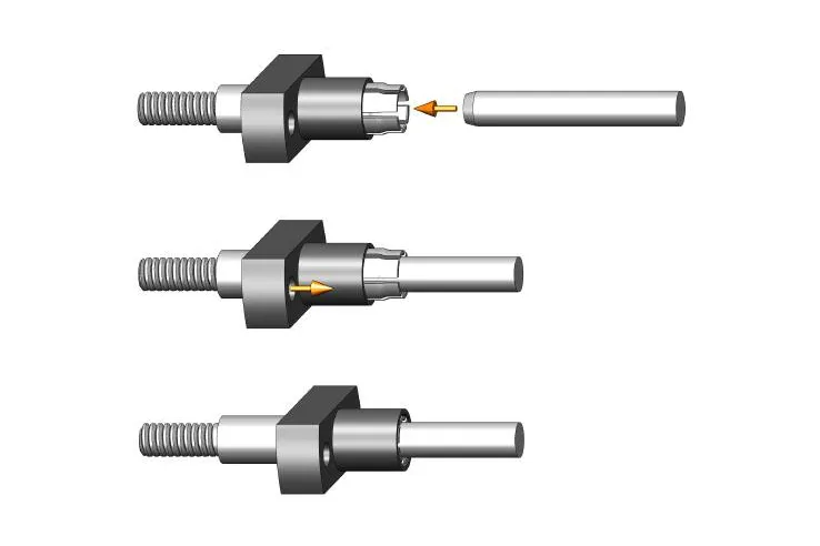 Bild: HL-541 6063 - Die innovative Hochstromklemme für Rundpfosten