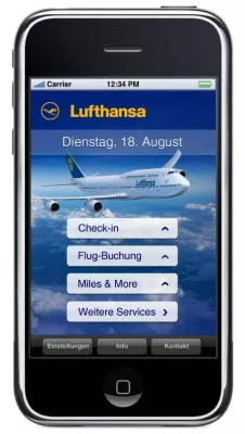 Bild: CLANMO gewinnt Kudos Award 2009 für Lufthansa Mobile Portal