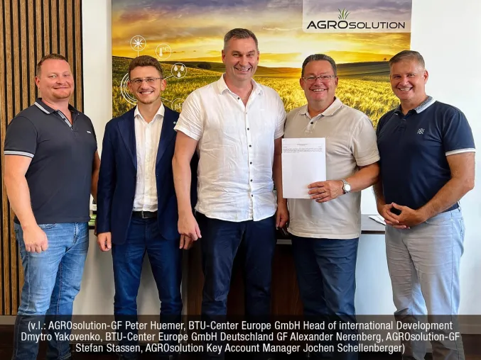 Produkte, die verbinden - Kooperation AGROsolution & BTU-Europe Bild: Produkte, die verbinden - Kooperation AGROsolution & BTU-Europe