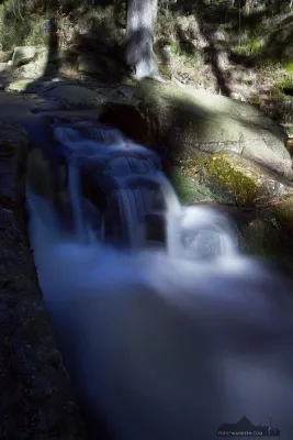 Bild: Langzeitbelichtung an der Bode - eine Fotowanderung bei Braunlage im Harz