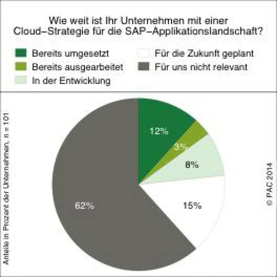 Reifegrad der Cloud-Strategien für die SAP-Applikationslandschaft