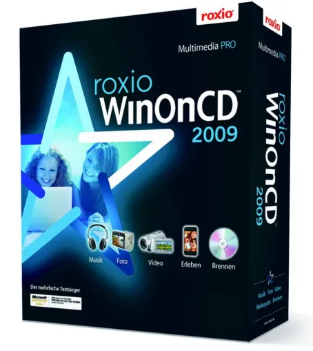 Roxio bringt neue Version von WinOnCD 2009 Bild: Roxio bringt neue Version von WinOnCD 2009