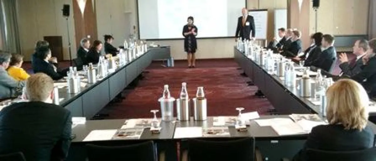 Gräfin von Brühl als Referentin beim MICE Expertentalk