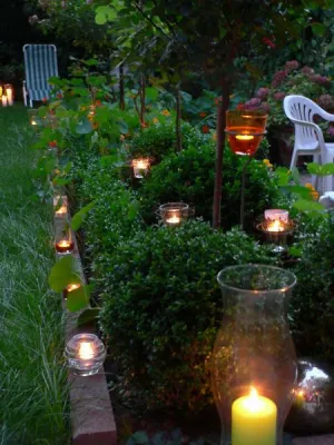 Bild: Magische Mittsommernacht mit Kerzen