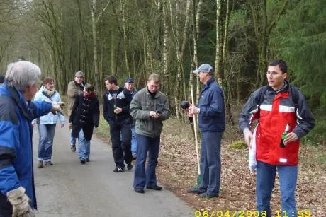 Bild: Die Zugezogenen - weggezogen? 26. Boßelvergleichskampf in Hollenstedt