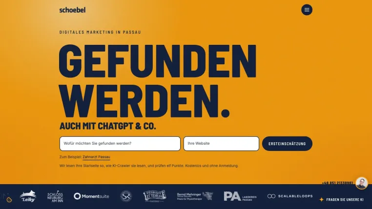Bild: Kostenloser KI-Sichtbarkeitscheck: Marketingagentur aus Passau zeigt, wie ChatGPT und Co. Websites lesen