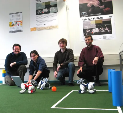 Bild: Harzer Rollers bei den RoboCup German Open 2007