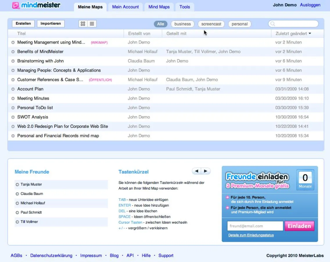 MindMeister für Google Apps