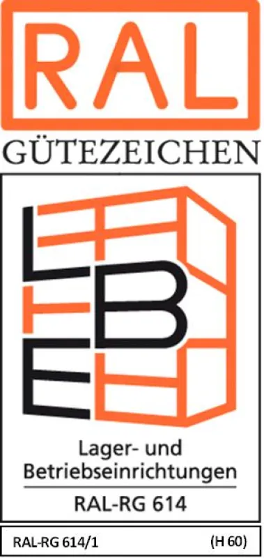 RAL-Gütezeichen für Fachbodenregalsystem Bert