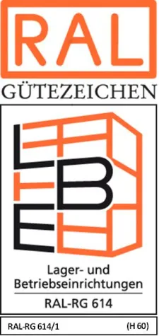 Bild: Regalwerk – RAL-Gütezeichen für Regalsystem Bert