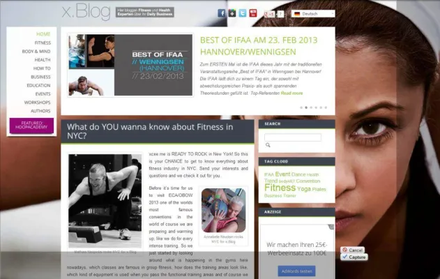 Bild: Fitness & Health - Berliner starten Expertenblog