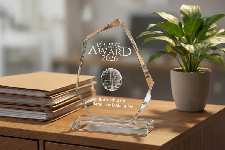 Bild: eLearning AWARD 2026: IBB für innovatives adaptives Lernsystem ausgezeichnet