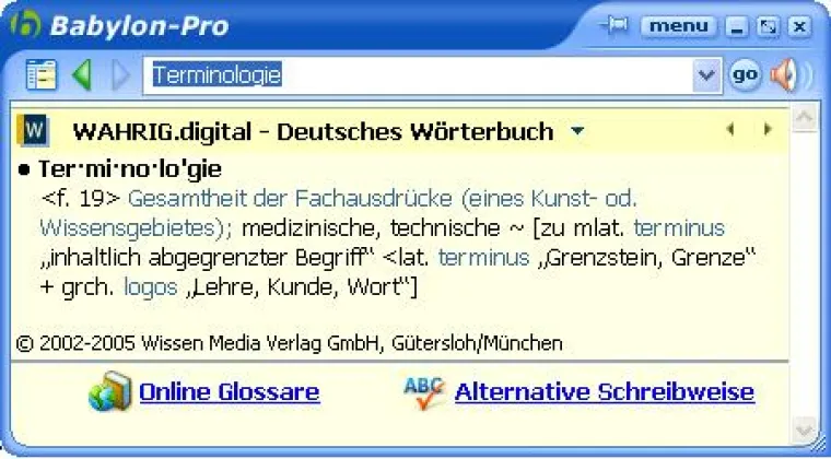 Bild: Babylon bringt den „Großen WAHRIG“ heraus