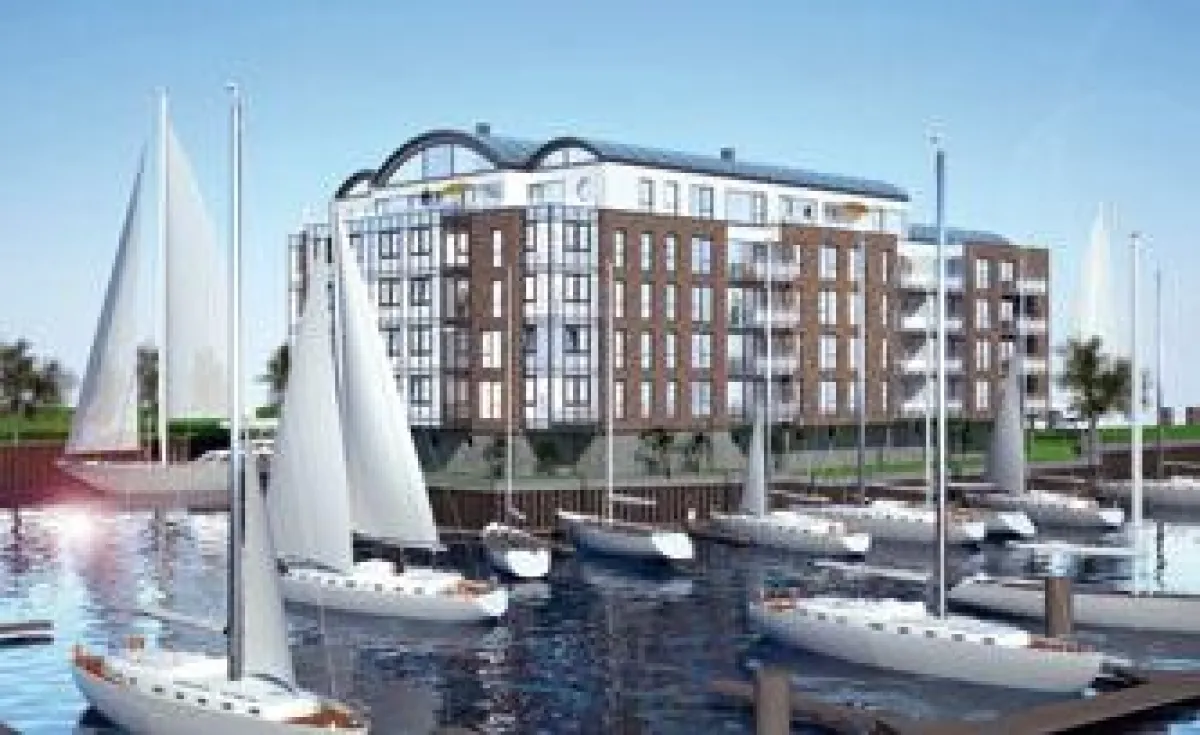 Neubau von exklusiven Eigentumswohnungen Citymarina Cuxhaven, Am Schleusenpriel in Cuxhaven