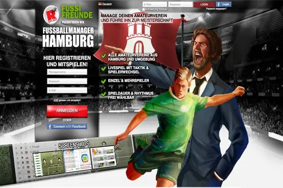 Bild: FUSSBALLMANAGER HAMBURG – Das kostenlose Online-Browserspiel