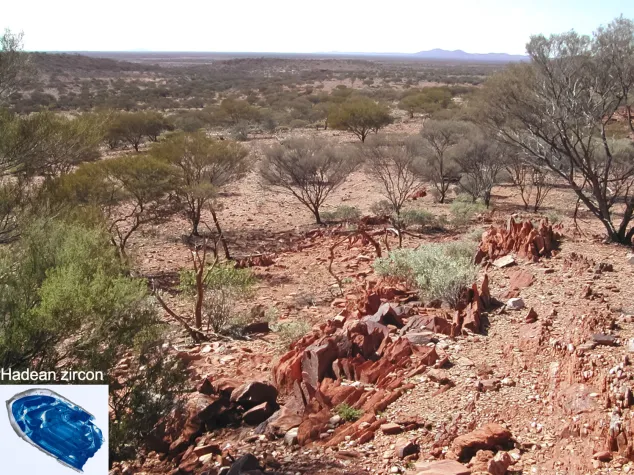 Die Erdkruste war schon sehr früh unruhig Bild: Die Erdkruste war schon sehr früh unruhig