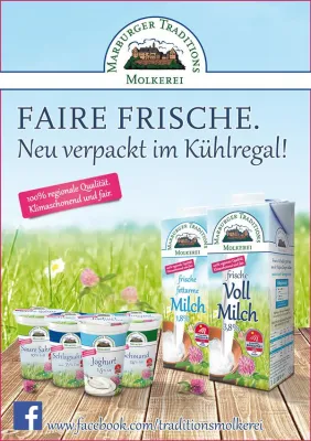 Bild: Die besondere Frische. Jetzt neu im Kühlregal und im Internet