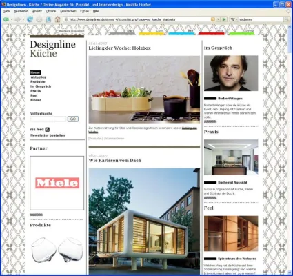 Bild: Im Epizentrum des Wohnens / "Küche" neu in Designlines.de