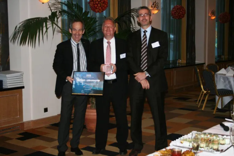 Bild: edding und Legamaster ausgezeichnet als Lyrecos „Best Group Supplier 2008“