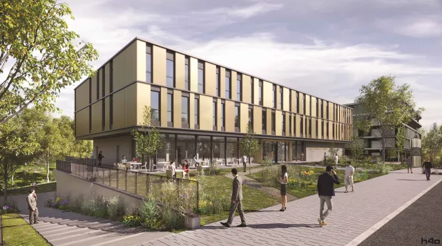 Bild: Einweihung des Max-Planck-Hauses