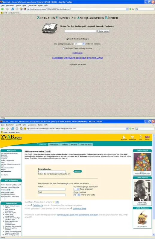 Das ZVAB 1996 und heute