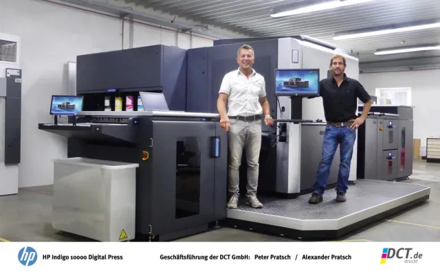 Bild: DCT erweitert Drucksaal mit neuer HP Indigo 10000 Digital Press