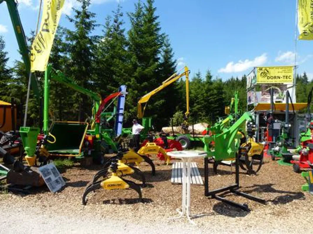 Dorn-Tec stellte bei der Forstmesse KWF Expo aus.