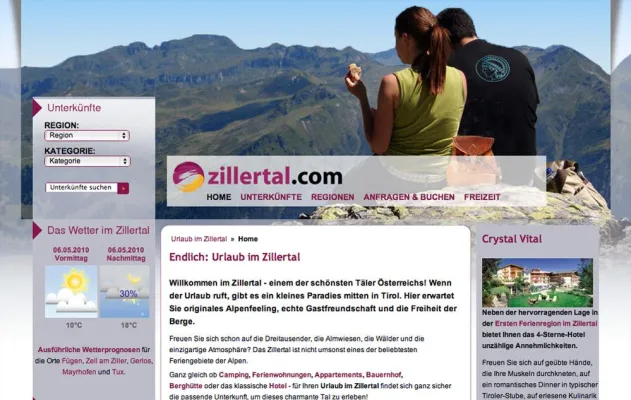 Bild: netwerk Relauncht die Urlaubsplattform zillertal.com