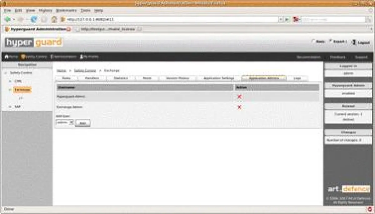 Besonders wichtig im Enterprise-Einsatz: Verwaltung von verschiedenen Applikations-Administratoren