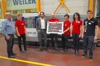 Fränkischer Maschinenbauer WEILER sponsert Hightech-Bauteile für Erlanger Studenten-Rennwagen Bild: Fränkischer Maschinenbauer WEILER sponsert Hightech-Bauteile für Erlanger Studenten-Rennwagen