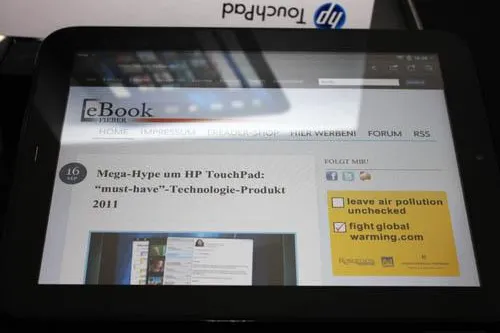 Bild: Gewinnspiel-Endspurt: HP TouchPad gewinnen bei eBook-Fieber.de