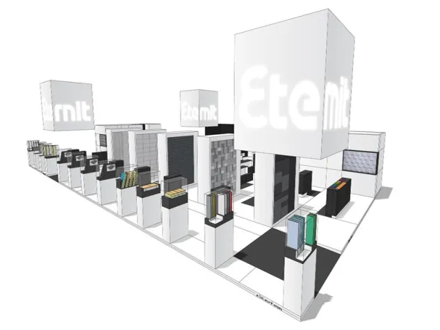 Bild: Energie sparen und Energie gewinnen – Eternit auf der DACH+HOLZ International 2012 in Stuttgart