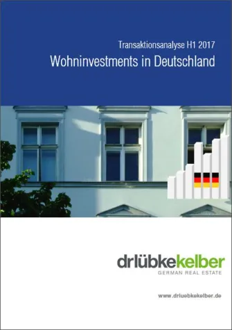 Dr. Lübke & Kelber Transaktionsanalyse Wohninvestments H1 2017 Bild: Dr. Lübke & Kelber Transaktionsanalyse Wohninvestments H1 2017