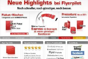 Preisoffensive und neuer Expressversand der Online-Druckerei Flyerpilot Bild: Preisoffensive und neuer Expressversand der Online-Druckerei Flyerpilot