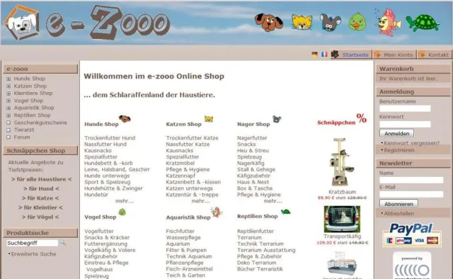 Bild: e-zooo.com – Europas großer Internetfachmarkt für Heimtierbedarf mit über 20.000 Artikeln