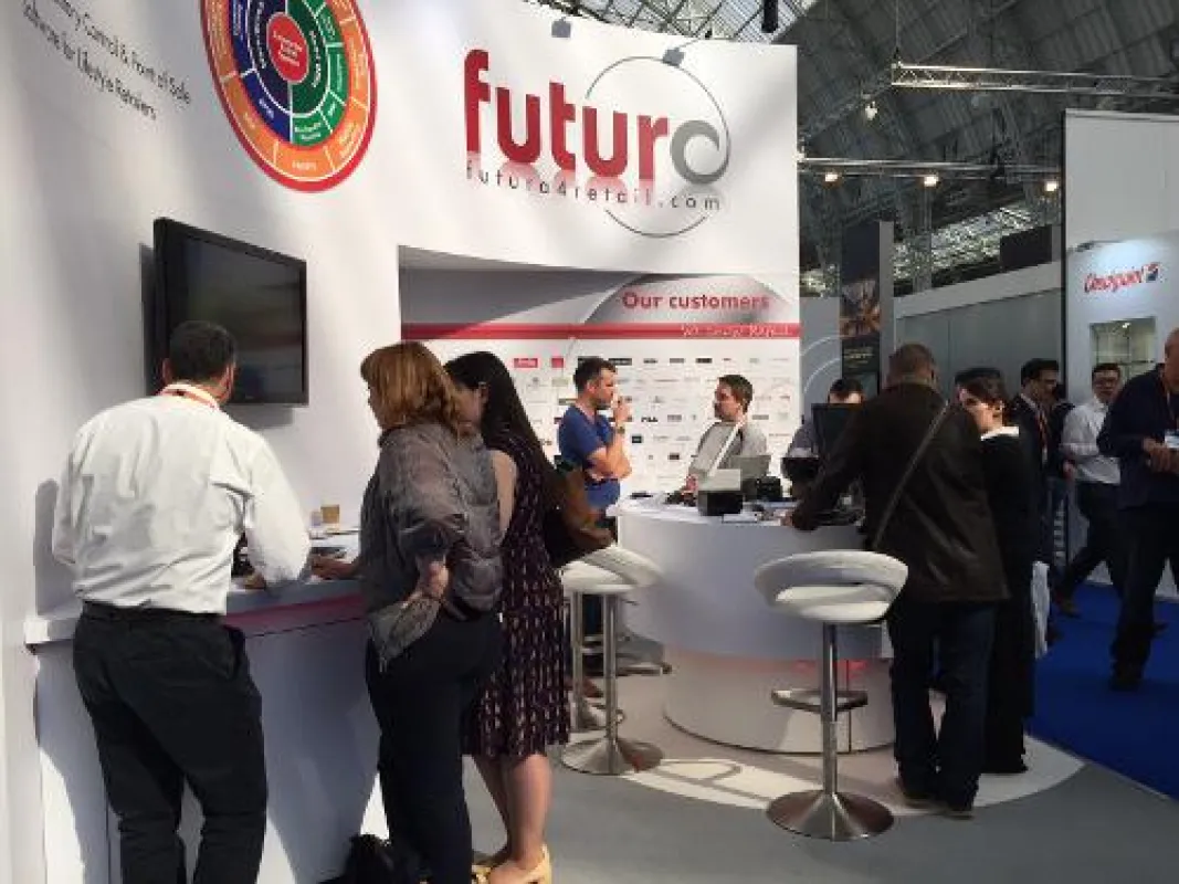 Futura-Stand auf der RBTE 2015 in London