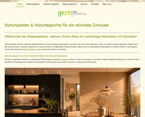 Bild: Greenwebshop öffnet Türen für Architekten, Designer und Hotels: Professioneller Musterservice für Naturtapeten