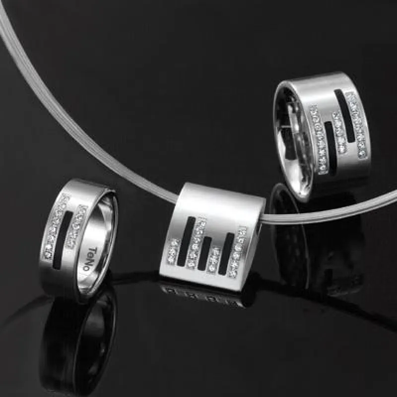 Ringe YuNis und YuMa mit Anhänger NaVis aus der TeNo deluxx Kollektion