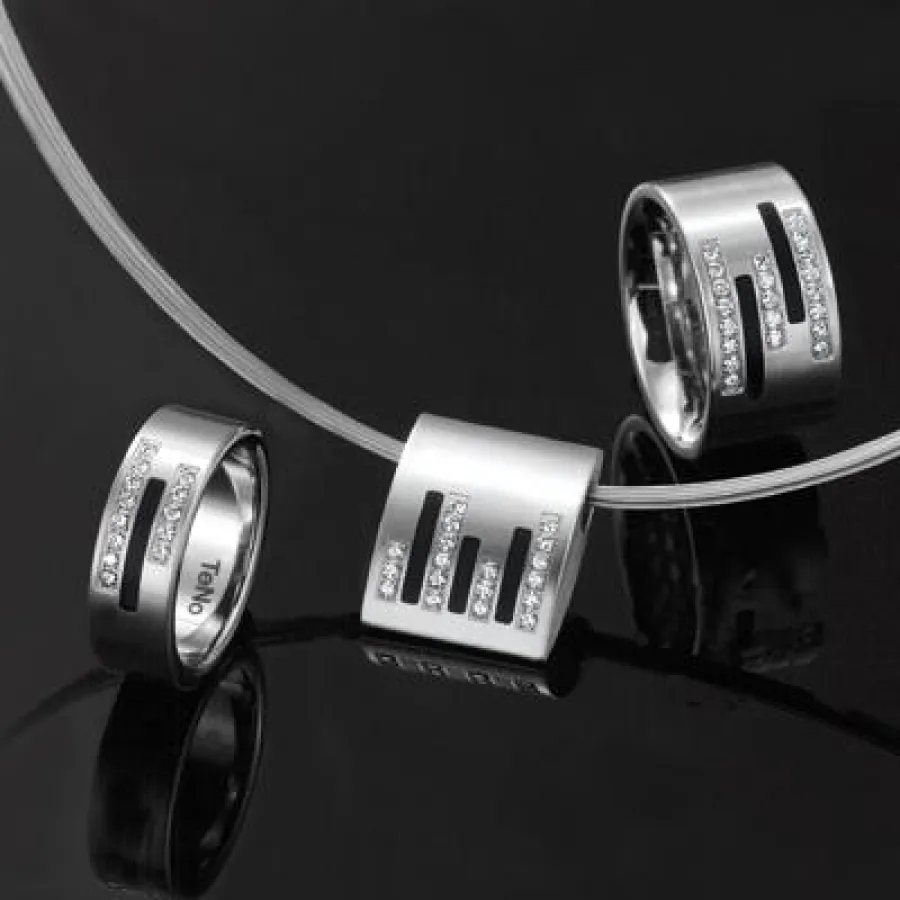 Ringe YuNis und YuMa mit Anhänger NaVis aus der TeNo deluxx Kollektion