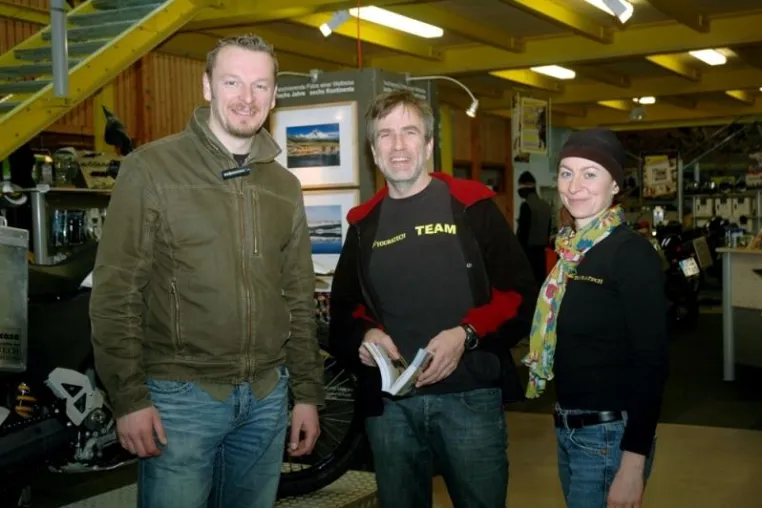 BEARTREK: Chris Morgan zu Besuch bei Touratech Bild: BEARTREK: Chris Morgan zu Besuch bei Touratech